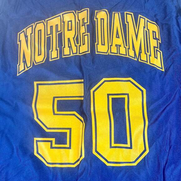 Vintage Notre Dame Nike Men’s Large Fighting Irish Basketball Jersey - Picture 2 of 7
